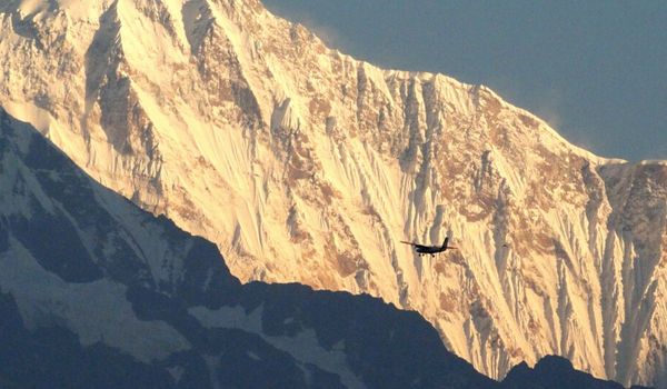 Mountain Flight in Nepal